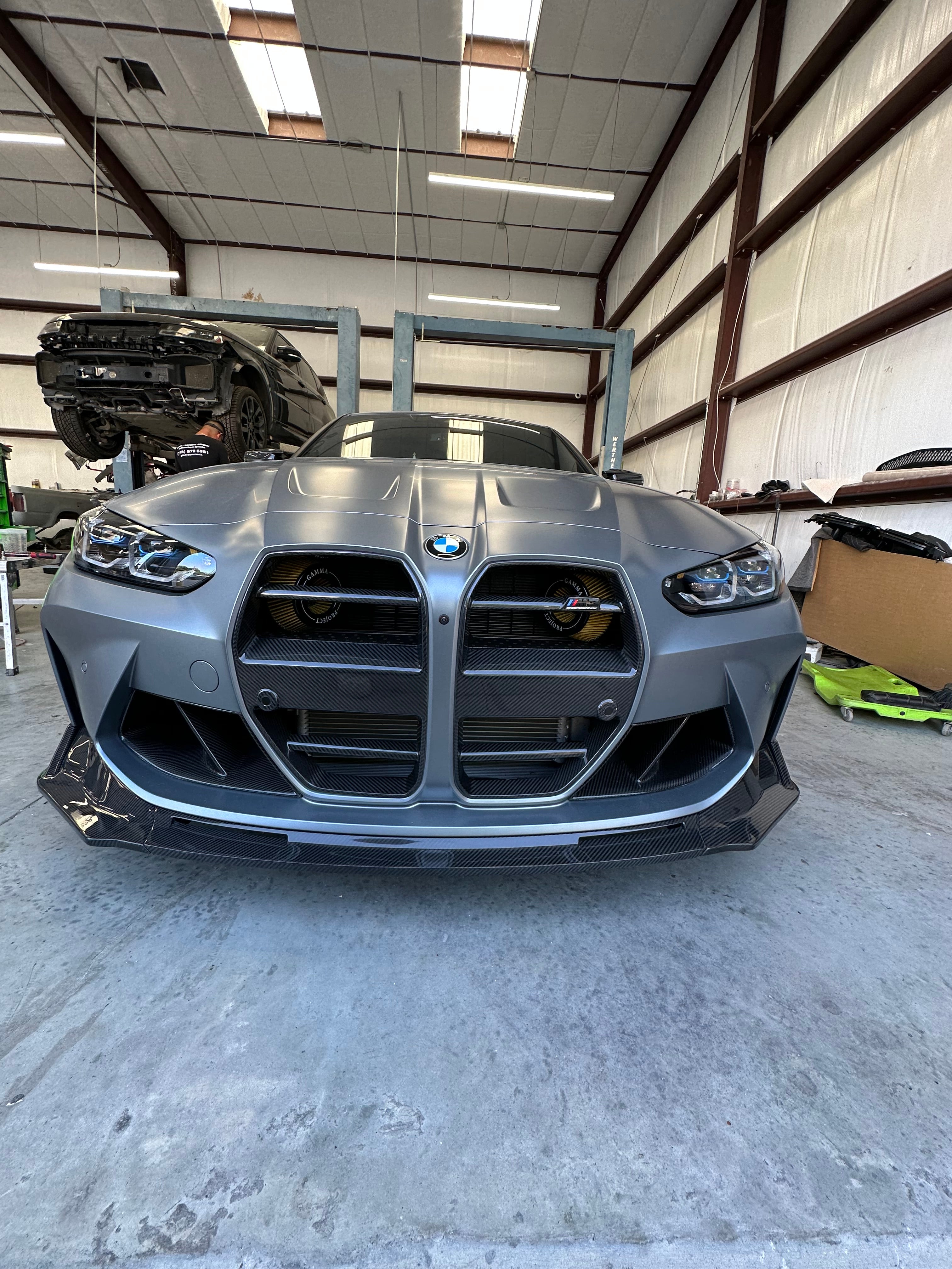 Carbon Fiber Front Bumper inlets